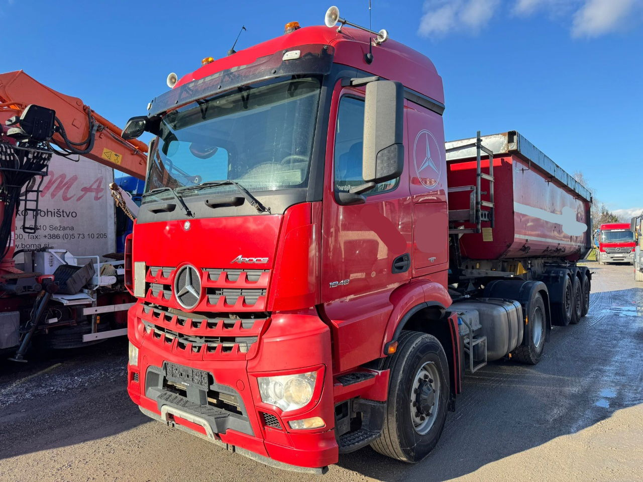 Mercedes-Benz Mercedes Benz Arocs 1848 LS 4x2 tipper hydraulics - motor brake - Tractor unit: picture 1 Mercedes-Benz Mercedes Benz Arocs 1848 LS 4x2 tipper hydraulics - motor brake - Tractor unit: picture 1
