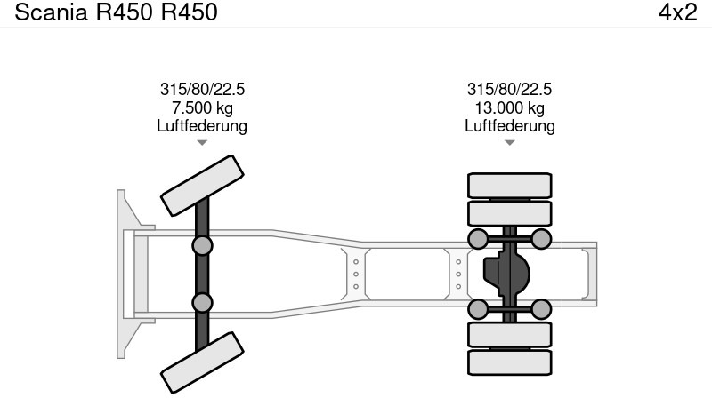 Tractor unit Scania R450 R450: picture 19