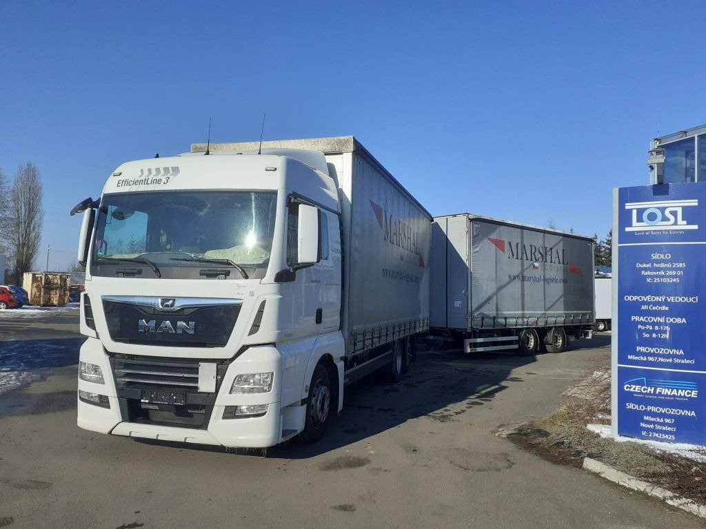 MAN TGX24.510 EURO 6 6x2 + Wecon - Curtain side truck: picture 1 MAN TGX24.510 EURO 6 6x2 + Wecon - Curtain side truck: picture 1