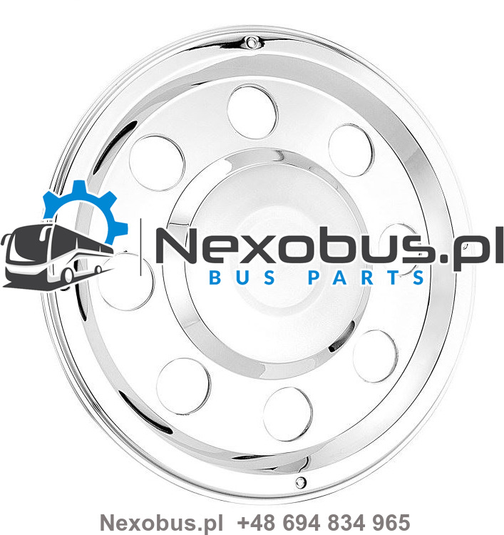 Kołpak 19.5 nierdzewny tył Solbus C9.5 C10.5 Mercedes Tourino - Wheels and tires for Bus: picture 1 Kołpak 19.5 nierdzewny tył Solbus C9.5 C10.5 Mercedes Tourino - Wheels and tires for Bus: picture 1