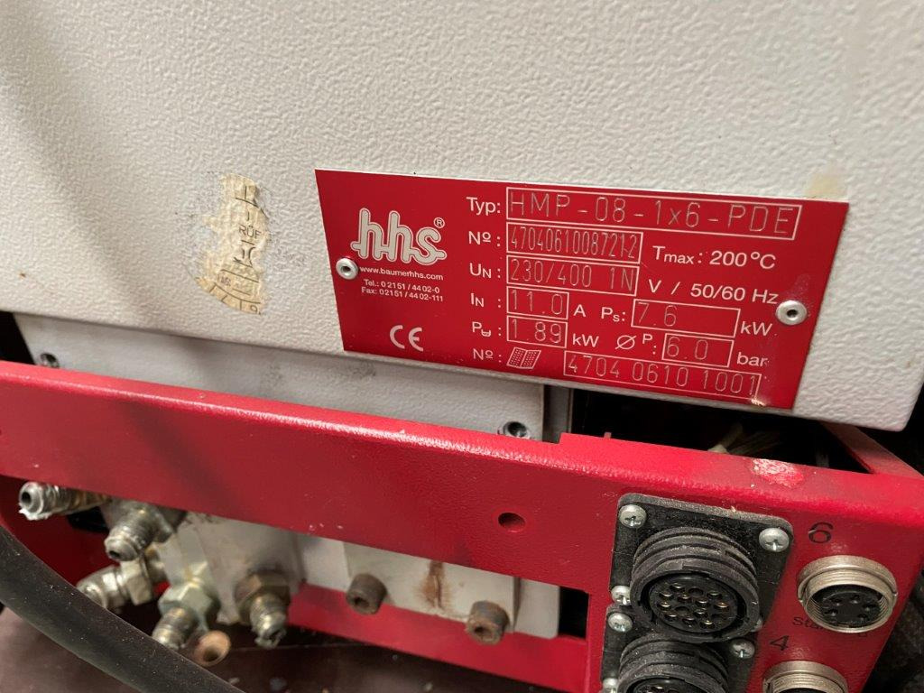 Baumer HHS Hotmelt Gluing System with C 1100-8 Controler and HHS HMP-08-1x6-PDE - Binding machine: picture 5 Baumer HHS Hotmelt Gluing System with C 1100-8 Controler and HHS HMP-08-1x6-PDE - Binding machine: picture 5