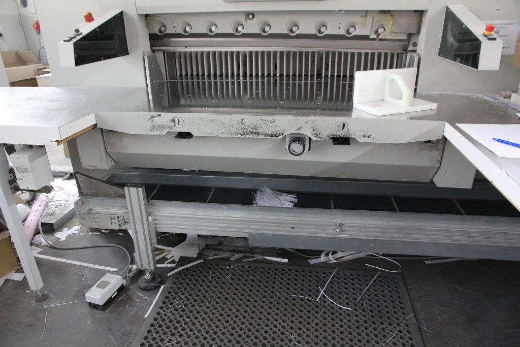 Paper cutting machine High performance cutting line Baumann Wohlenberg Perfecta 132 TS ASE LM: picture 17