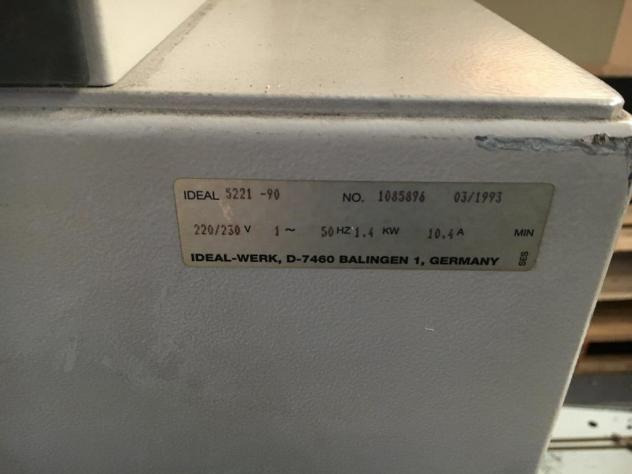 Jug & Priest Ideal 5221-90 cutting machine - Printing machinery: picture 3 Jug & Priest Ideal 5221-90 cutting machine - Printing machinery: picture 3