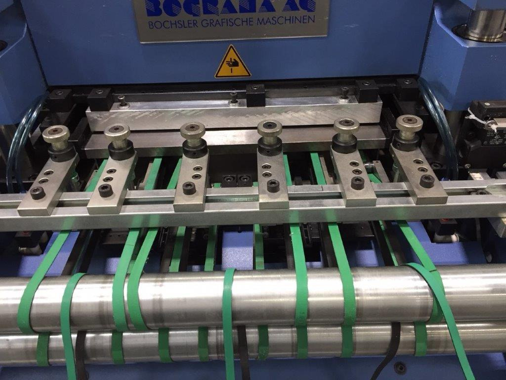 Printing machinery inline bridge die-cutting machine with feeder and stripping station BOGRAMA BSM 450 basic + UEB 550A + FR550 Servo C: picture 7