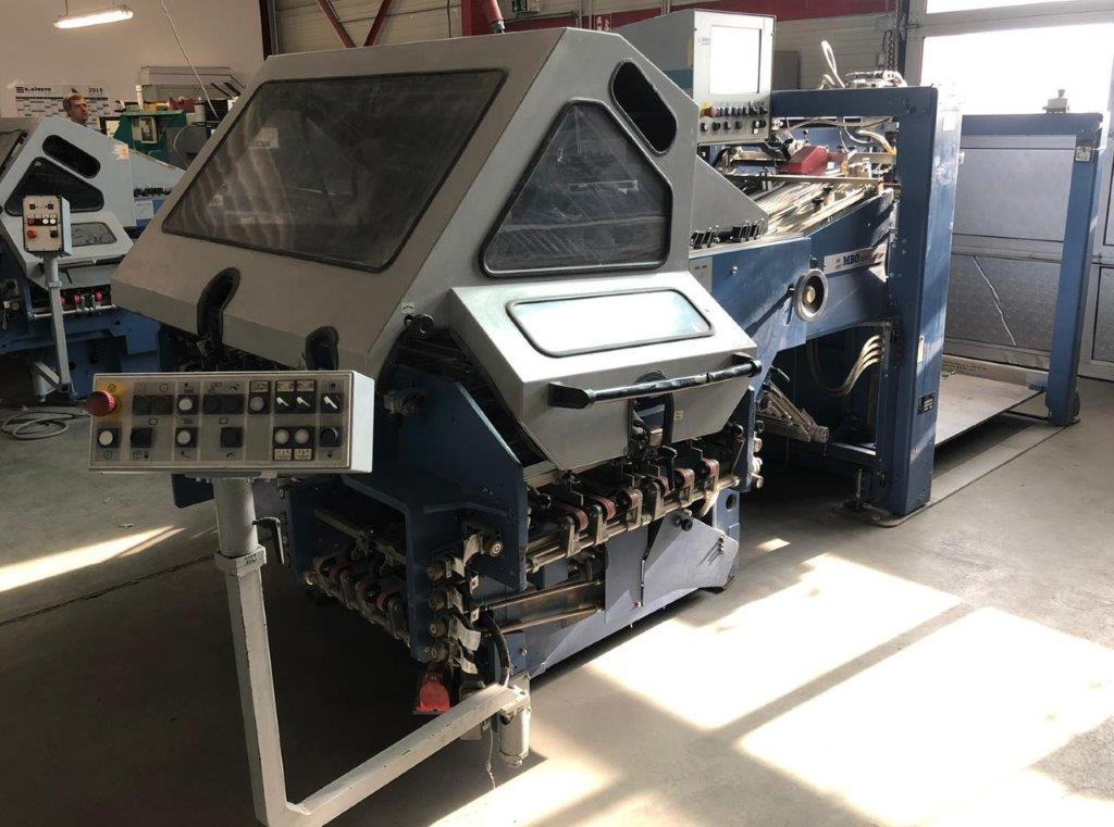 Semi-automatic adjustable combination folding machine MBO K 800.1-SKTL-4-FP from Bj. 2003 - Folding machine: picture 1 Semi-automatic adjustable combination folding machine MBO K 800.1-SKTL-4-FP from Bj. 2003 - Folding machine: picture 1