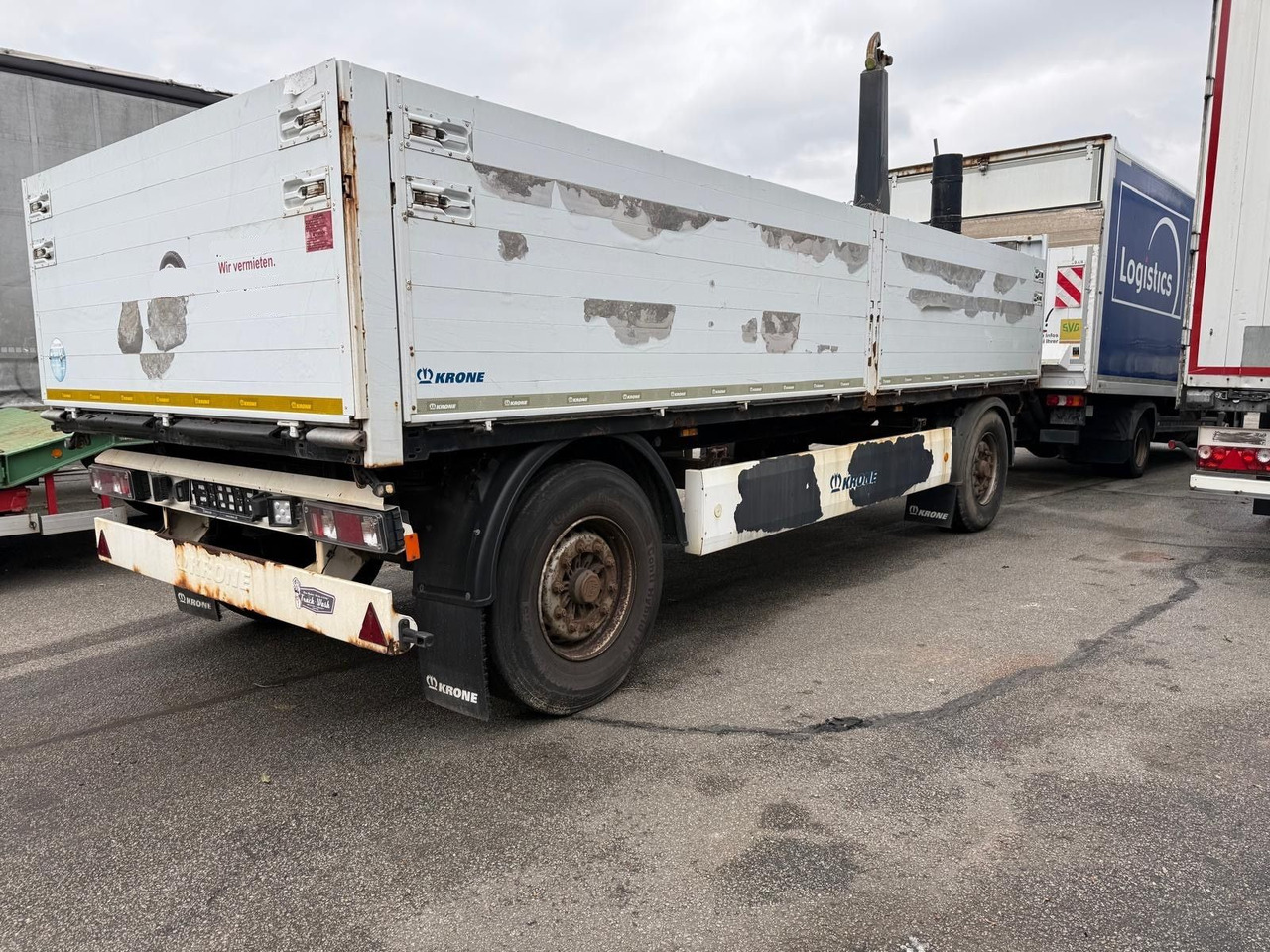 Krone AZ Baustoffe Alu BPW HU möglich - Dropside/ Flatbed trailer: picture 2 Krone AZ Baustoffe Alu BPW HU möglich - Dropside/ Flatbed trailer: picture 2