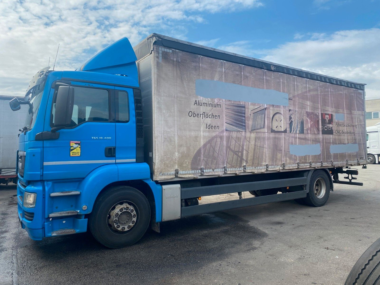 MAN 18.400 8m Lang/10t Nutzlast/2 Stück MAN 18.400 kein 18.440 2 x - Curtain side truck: picture 2 MAN 18.400 8m Lang/10t Nutzlast/2 Stück MAN 18.400 kein 18.440 2 x - Curtain side truck: picture 2