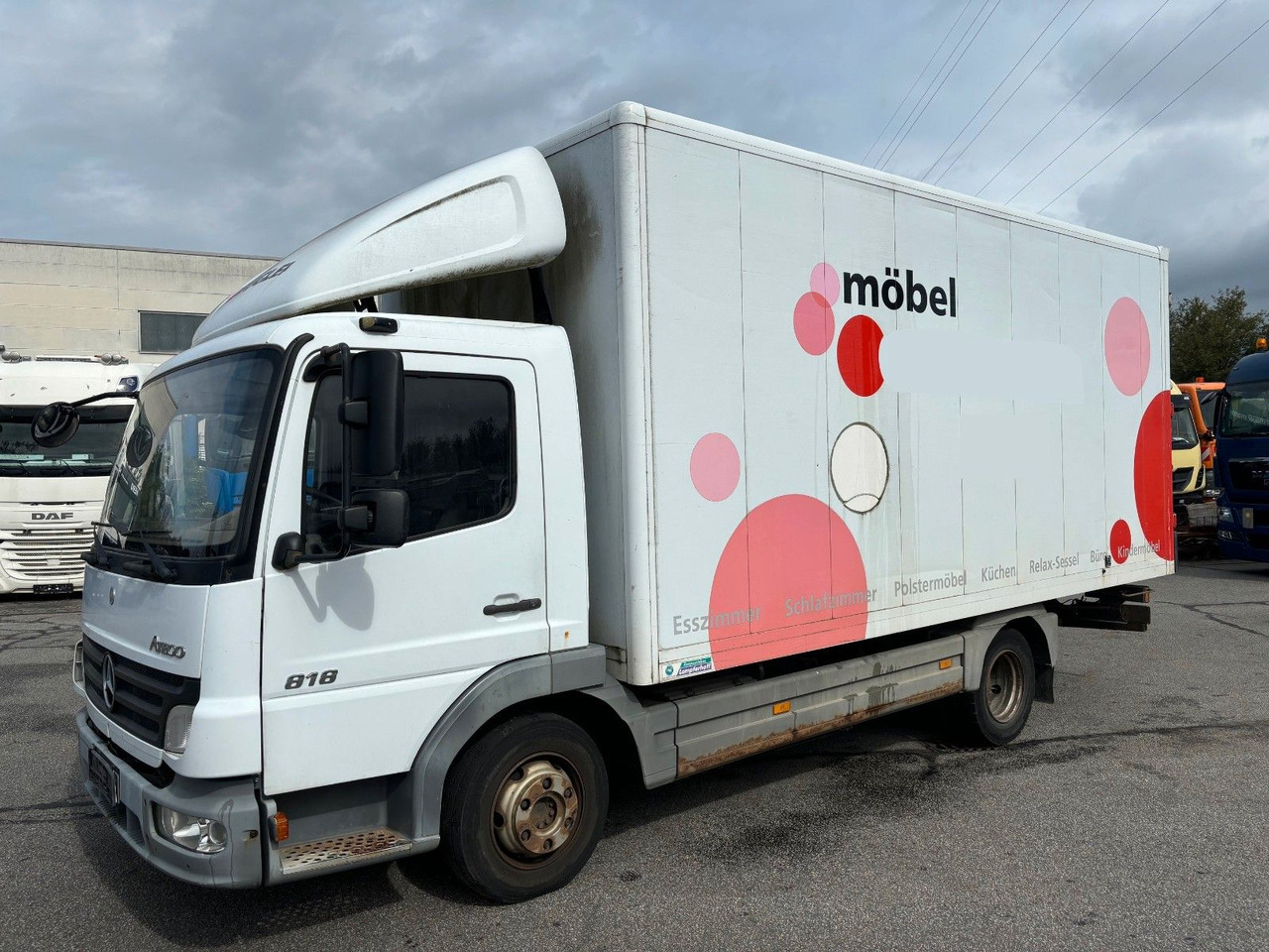 Mercedes-Benz Atego 818 Kurze Radstand Blattfederung - Closed box van: picture 5 Mercedes-Benz Atego 818 Kurze Radstand Blattfederung - Closed box van: picture 5