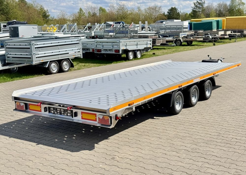 GROMEX L3-3500-6 | 600 x 210 cm / 3500 kg / lampy LED / koło zapasowe / najazdy ALU - Autotransporter trailer: picture 3 GROMEX L3-3500-6 | 600 x 210 cm / 3500 kg / lampy LED / koło zapasowe / najazdy ALU - Autotransporter trailer: picture 3