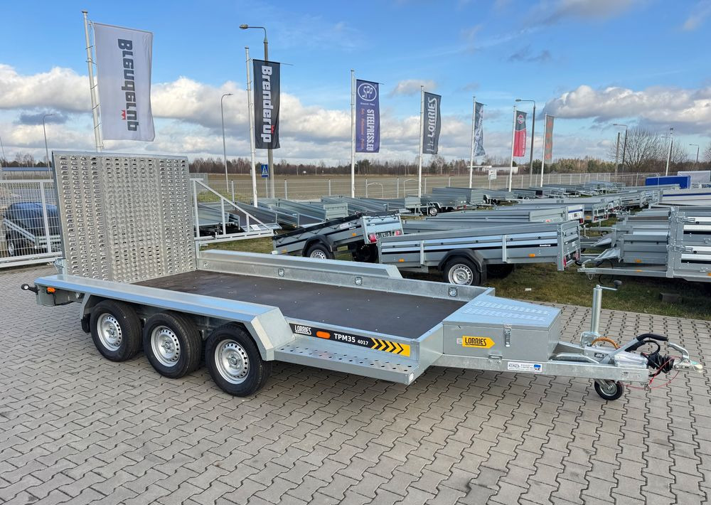 Lorries TPM35-4017 402x175 cm DMC 3500kg przyczepa 3 osiowa pod koparkę budowlanka - Plant trailer: picture 1 Lorries TPM35-4017 402x175 cm DMC 3500kg przyczepa 3 osiowa pod koparkę budowlanka - Plant trailer: picture 1