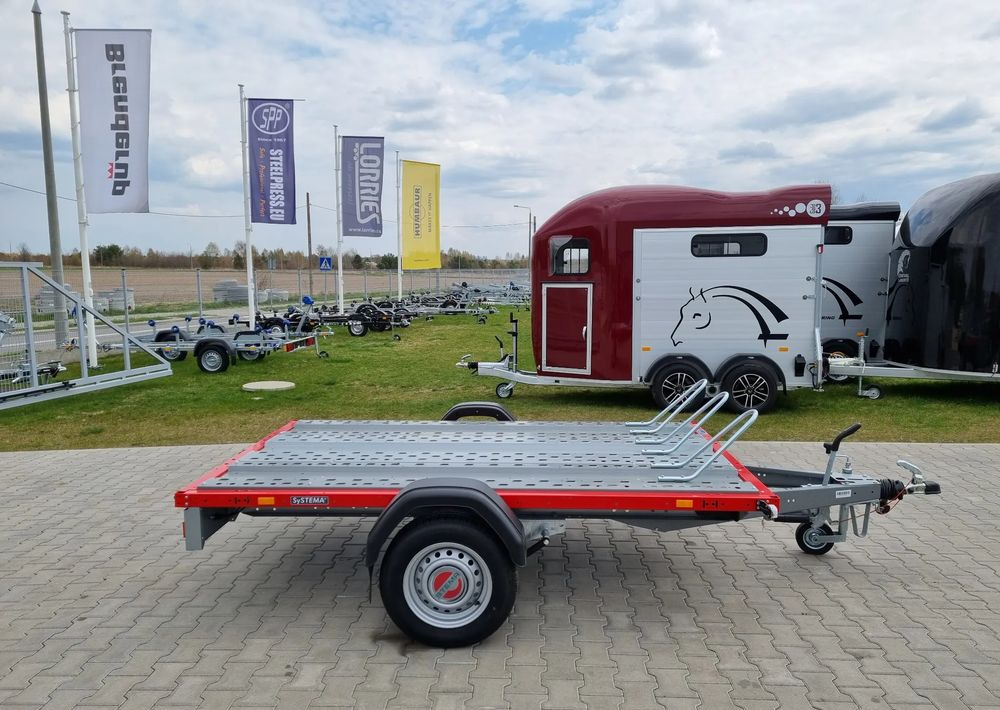 Stema STM 02 10-25-15.1 red | 251x153 cm 3 motocykle | DMC 1000kg - Motorcycle trailer: picture 3 Stema STM 02 10-25-15.1 red | 251x153 cm 3 motocykle | DMC 1000kg - Motorcycle trailer: picture 3