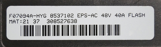 Hyster/Yale 8537102 | Controller Zapi EPS-AC F07094A-HYG 48V 40A Flash mat 21 37 - ECU for Material handling equipment: picture 3 Hyster/Yale 8537102 | Controller Zapi EPS-AC F07094A-HYG 48V 40A Flash mat 21 37 - ECU for Material handling equipment: picture 3