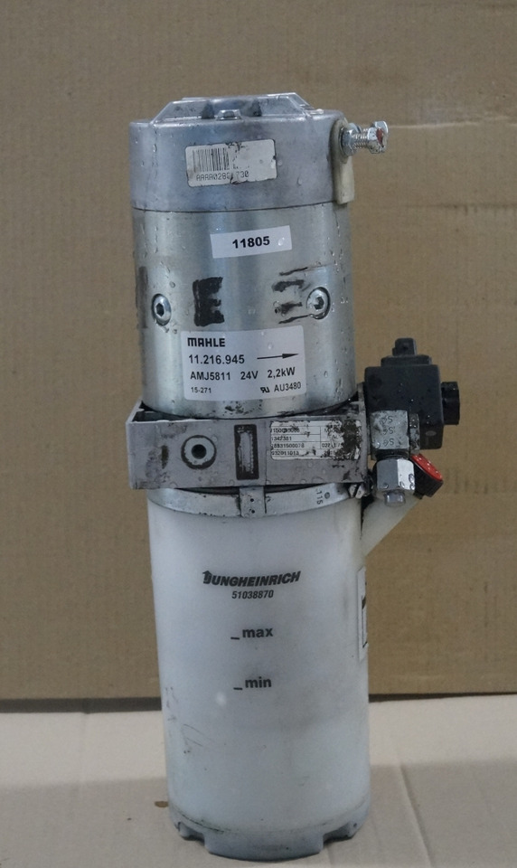 Jungheinrich 51006444 | Pump unit 24V 2,2KW Mahle AMJ5811 Pump motor 51056970 - Hydraulic pump for Material handling equipment: picture 1 Jungheinrich 51006444 | Pump unit 24V 2,2KW Mahle AMJ5811 Pump motor 51056970 - Hydraulic pump for Material handling equipment: picture 1
