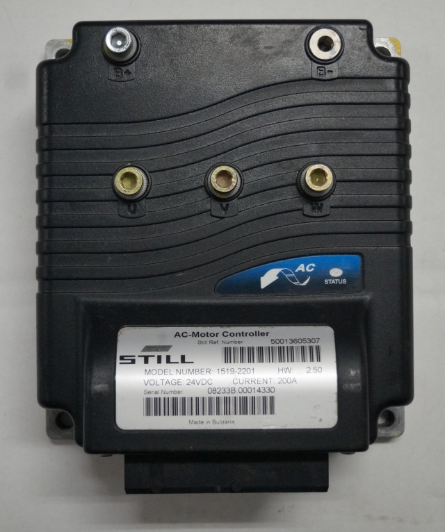 Still 50013605307 | AC Motor controller model 1519-2201 24v DC 200A sn. 08223 B - ECU for Material handling equipment: picture 1 Still 50013605307 | AC Motor controller model 1519-2201 24v DC 200A sn. 08223 B - ECU for Material handling equipment: picture 1