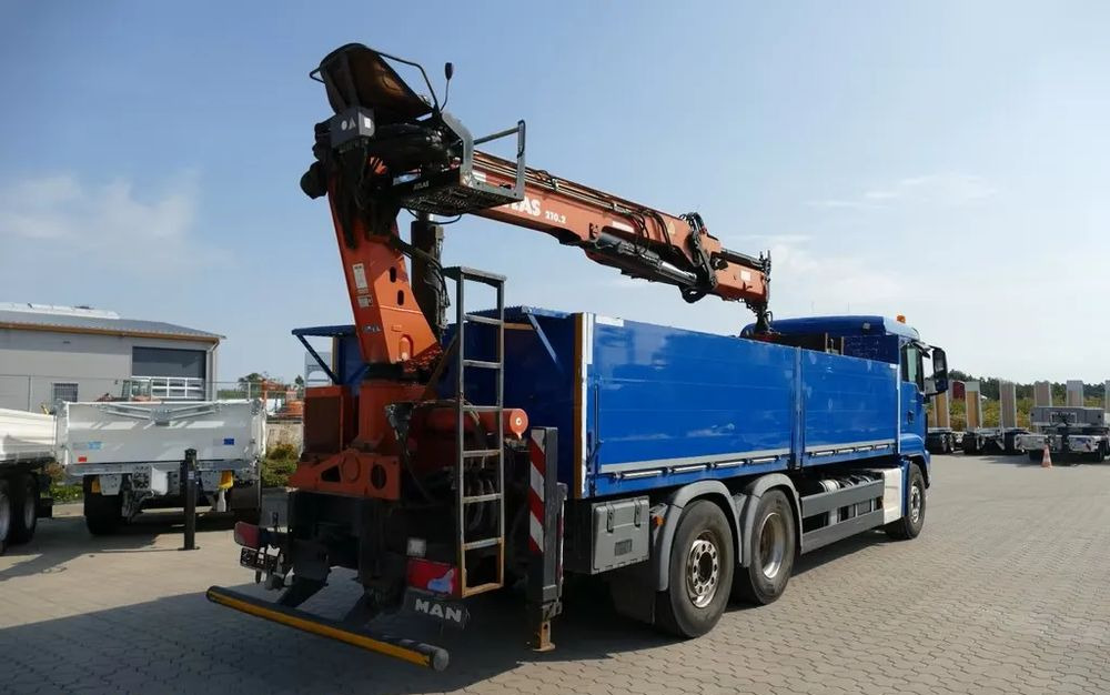 MAN TGS 26.460 – Platforma z żurawiem HDS tylnym do materiałów budowlanych / Retarder / 6x2 / Klima / Euro 6 - Crane truck, Dropside/ Flatbed truck: picture 4 MAN TGS 26.460 – Platforma z żurawiem HDS tylnym do materiałów budowlanych / Retarder / 6x2 / Klima / Euro 6 - Crane truck, Dropside/ Flatbed truck: picture 4