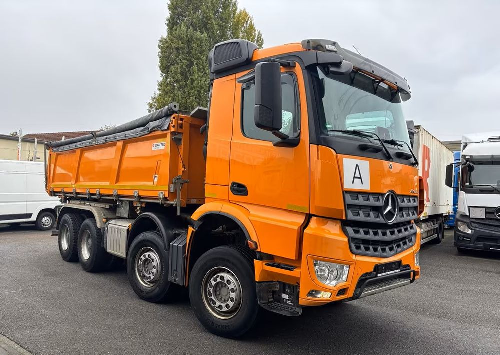 Tipper Mercedes-Benz Arocs 3248 8x4 – wywrotka trójstronna Dautel, Bordmatik,233 539 km: picture 14