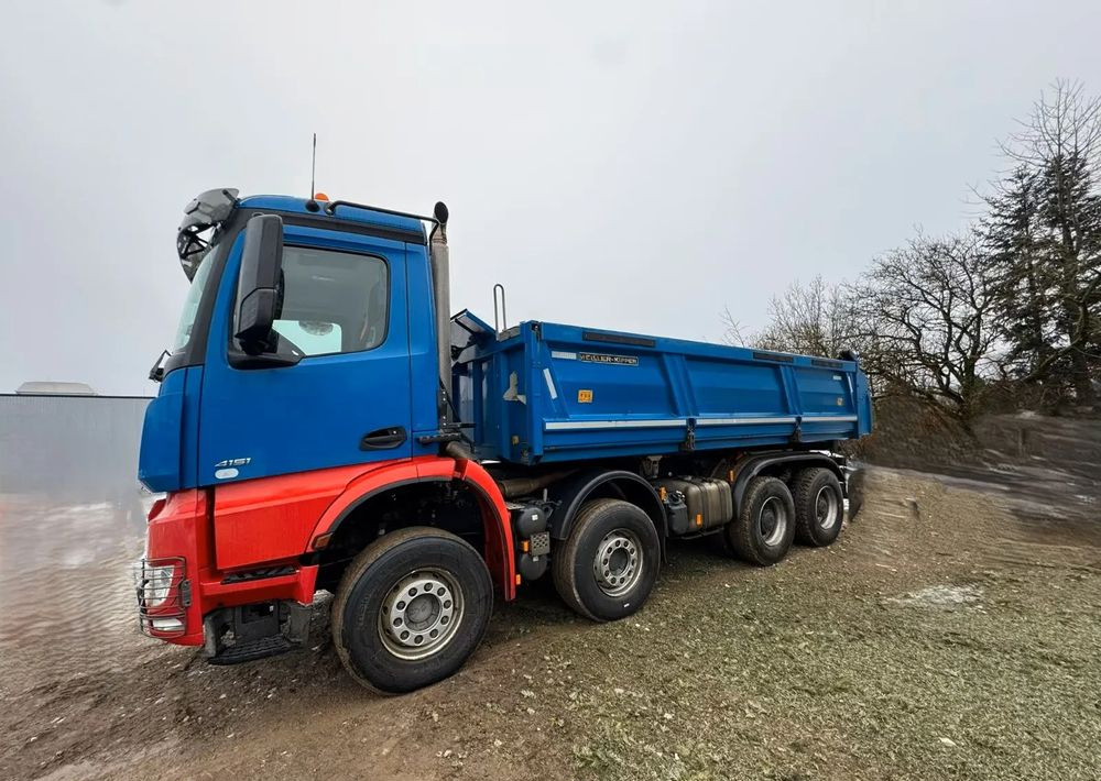 Mercedes-Benz Arocs 4151 / 8x4 / Meiller Trójstronna wywrotka / 510 KM / Euro 6 / Bordmatic / Retarder - Tipper: picture 1 Mercedes-Benz Arocs 4151 / 8x4 / Meiller Trójstronna wywrotka / 510 KM / Euro 6 / Bordmatic / Retarder - Tipper: picture 1