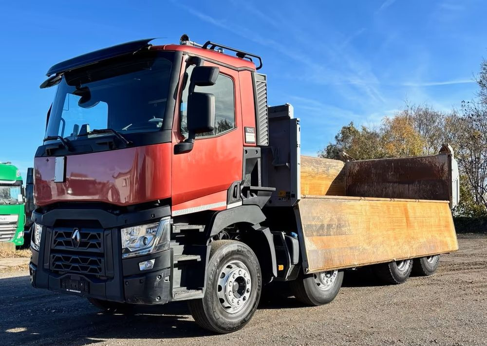 Renault C450 Comfort – 8x4 – Bordmatik – Wywrotka trójstronna - Meiller – ServoTwin – Euro 6 – Tylko 215.704 km !! - Tipper: picture 2 Renault C450 Comfort – 8x4 – Bordmatik – Wywrotka trójstronna - Meiller – ServoTwin – Euro 6 – Tylko 215.704 km !! - Tipper: picture 2