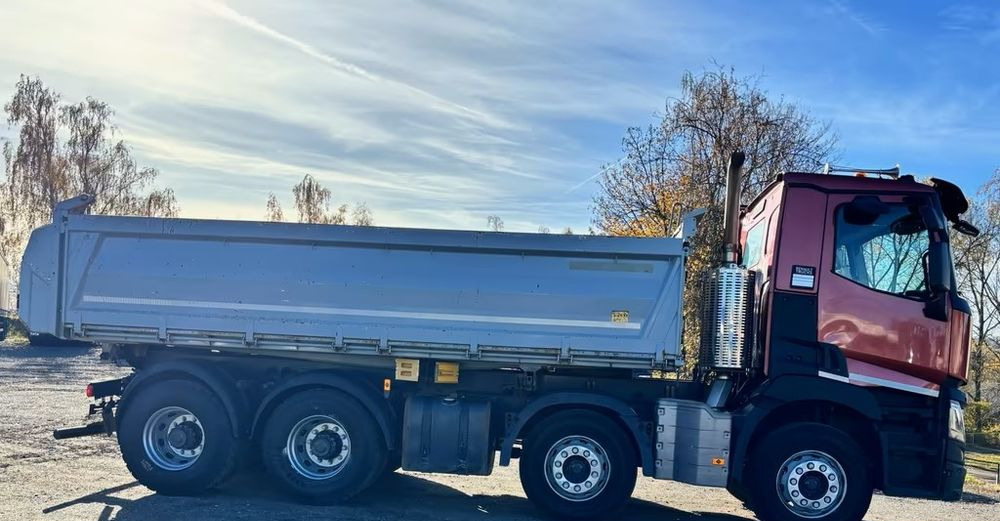 Renault C450 Comfort – 8x4 – Bordmatik – Wywrotka trójstronna - Meiller – ServoTwin – Euro 6 – Tylko 215.704 km !! - Tipper: picture 5 Renault C450 Comfort – 8x4 – Bordmatik – Wywrotka trójstronna - Meiller – ServoTwin – Euro 6 – Tylko 215.704 km !! - Tipper: picture 5