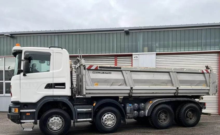Scania G 450 8x4 | Meiller Bordmatik Wywrotka trójstronna | Retarder | 298.000 km!!!! | Euro 6 |1 właściciel - Tipper: picture 5 Scania G 450 8x4 | Meiller Bordmatik Wywrotka trójstronna | Retarder | 298.000 km!!!! | Euro 6 |1 właściciel - Tipper: picture 5
