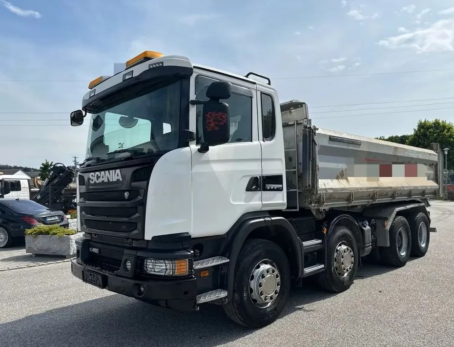Tipper Scania G450 8x4 / Trójstronna Wywrotka / 1. właściciel / 2016 / Półautomat/Bordmatik: picture 6