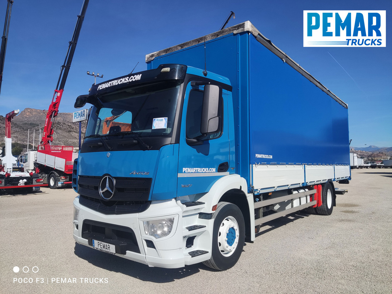 MERCEDES-BENZ ANTOS 1827 SEMITAUTLINER RETARDER - Curtain side truck: picture 1 MERCEDES-BENZ ANTOS 1827 SEMITAUTLINER RETARDER - Curtain side truck: picture 1