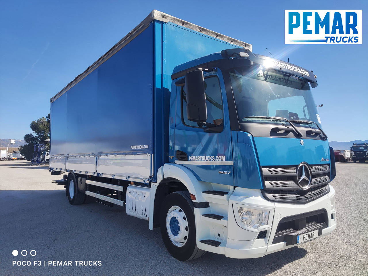 MERCEDES-BENZ ANTOS 1827 SEMITAUTLINER RETARDER - Curtain side truck: picture 3 MERCEDES-BENZ ANTOS 1827 SEMITAUTLINER RETARDER - Curtain side truck: picture 3