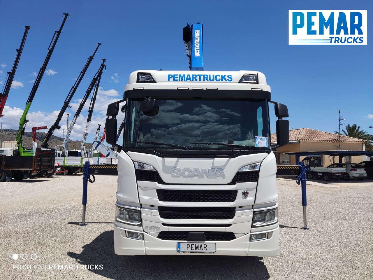 SCANIA P 370 GRUA CAJA FIJA 18T - Crane truck: picture 2 SCANIA P 370 GRUA CAJA FIJA 18T - Crane truck: picture 2