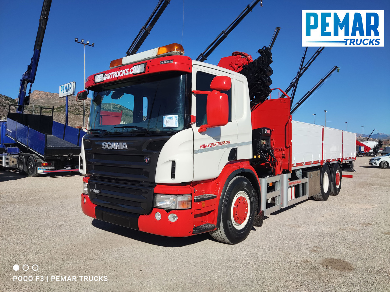 SCANIA P 400 6X2 GRUA HIAB 211 CAJA FIJA - Crane truck: picture 2 SCANIA P 400 6X2 GRUA HIAB 211 CAJA FIJA - Crane truck: picture 2