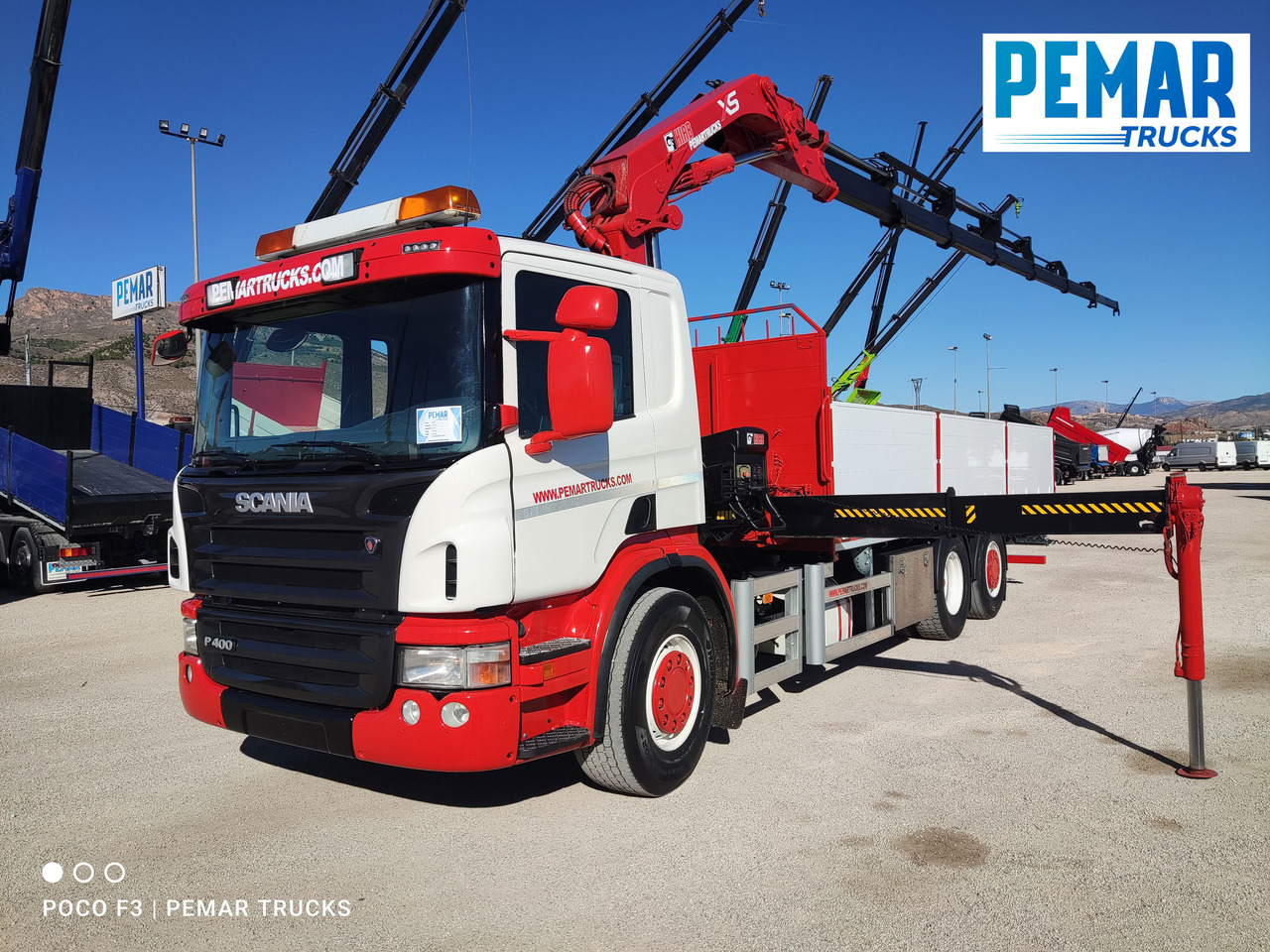 SCANIA P 400 6X2 GRUA HIAB 211 CAJA FIJA - Crane truck: picture 1 SCANIA P 400 6X2 GRUA HIAB 211 CAJA FIJA - Crane truck: picture 1