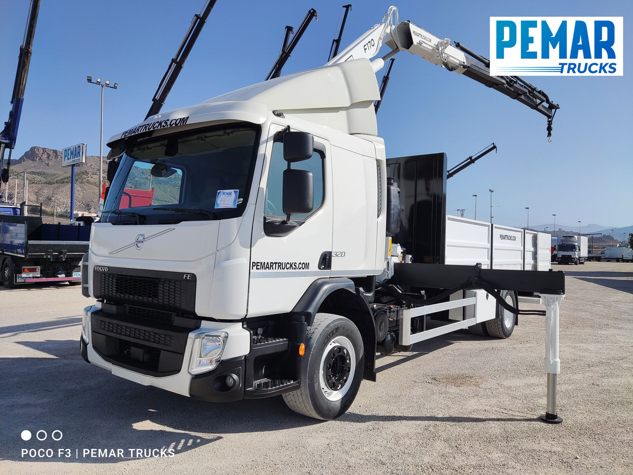 VOLVO FE 320 GRUA FASSI 170 CAJA FIJA 18T EURO 6 - Crane truck: picture 1 VOLVO FE 320 GRUA FASSI 170 CAJA FIJA 18T EURO 6 - Crane truck: picture 1