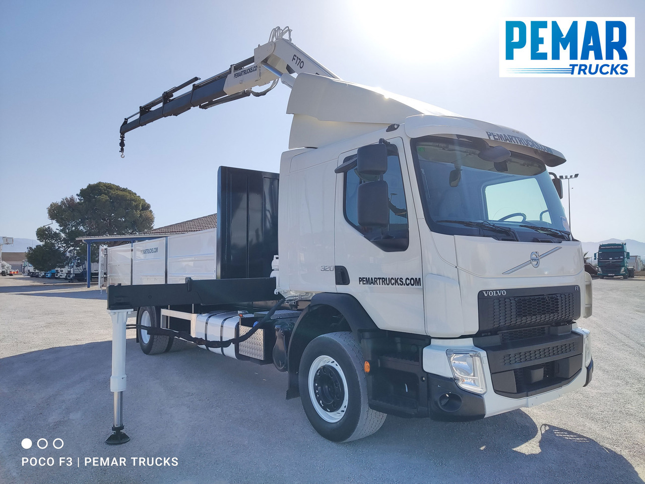 VOLVO FE 320 GRUA FASSI 170 CAJA FIJA 18T EURO 6 - Crane truck: picture 3 VOLVO FE 320 GRUA FASSI 170 CAJA FIJA 18T EURO 6 - Crane truck: picture 3