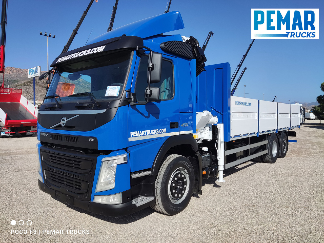 VOLVO FM 450 6X2 GRUA PALFINGER PK 21000 CAJA FIJA EURO 6 - Dropside/ Flatbed truck, Crane truck: picture 2 VOLVO FM 450 6X2 GRUA PALFINGER PK 21000 CAJA FIJA EURO 6 - Dropside/ Flatbed truck, Crane truck: picture 2