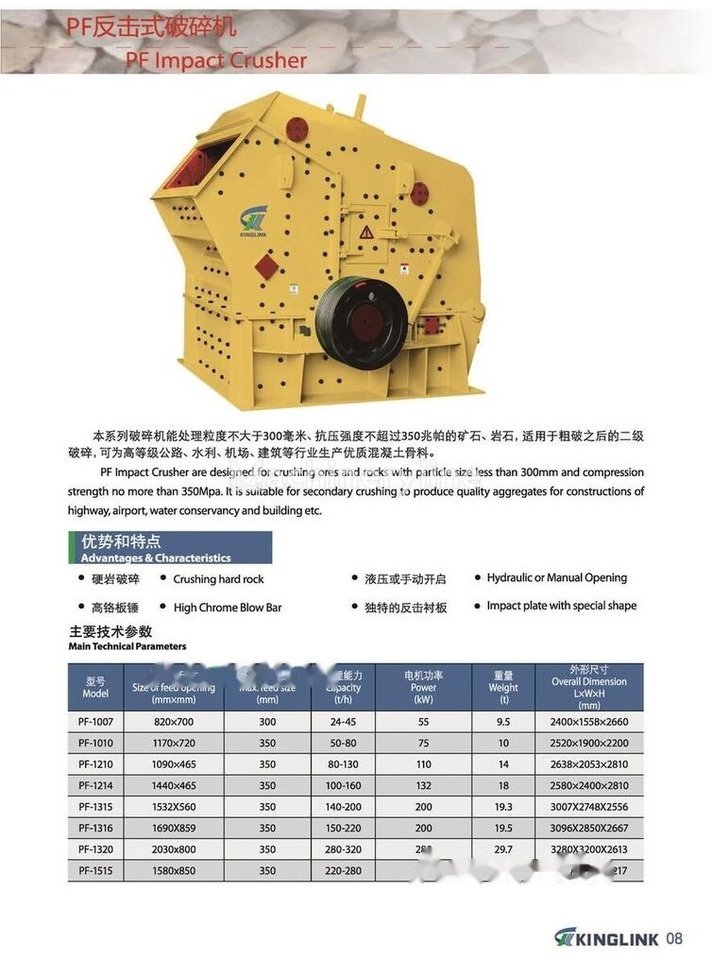 Kinglink PF1010 Horizontal Impact Crusher - Impact crusher: picture 4 Kinglink PF1010 Horizontal Impact Crusher - Impact crusher: picture 4