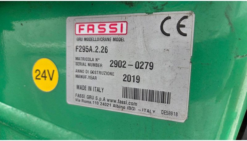Hook lift truck, Crane truck Mercedes-Benz Arocs 3253 8X4*4 Fassi F295: picture 18
