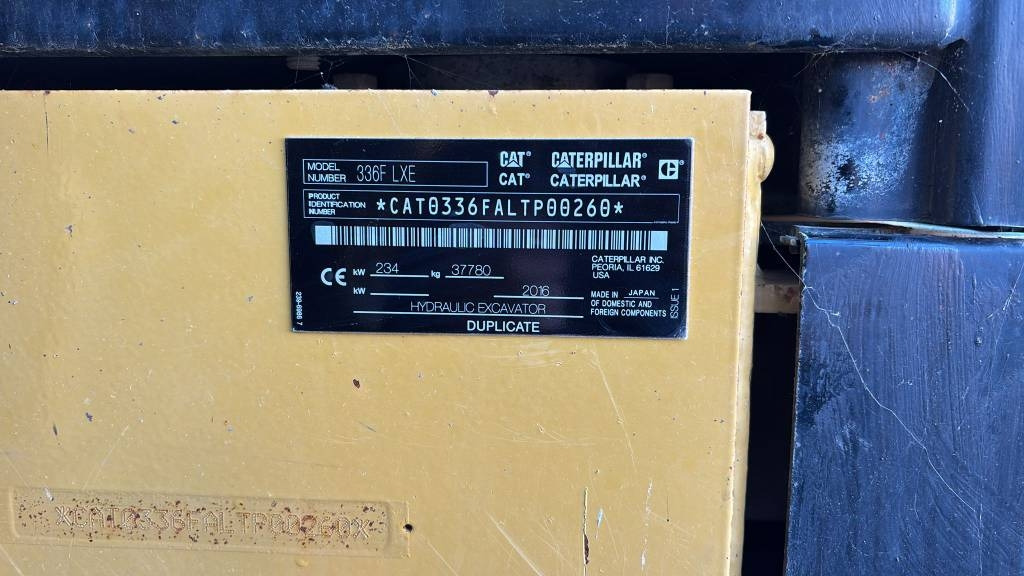 CAT 336F L XE (New Undercarriage)  leasing CAT 336F L XE (New Undercarriage): picture 9