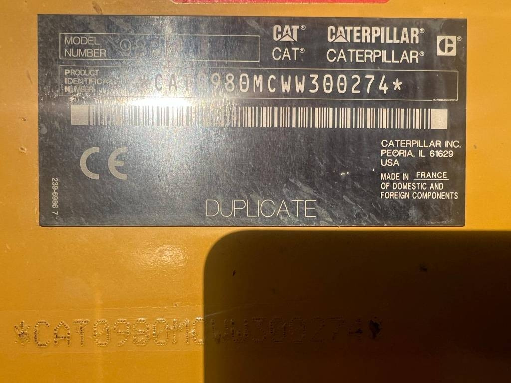CAT 980 M (New Transmission / Coming Soon) - Wheel loader: picture 2 CAT 980 M (New Transmission / Coming Soon) - Wheel loader: picture 2
