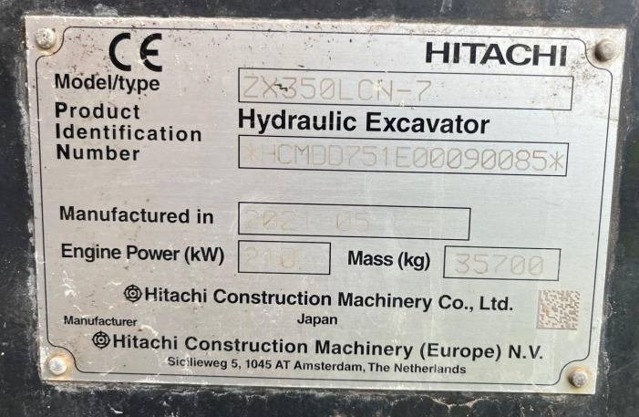 Hitachi ZX 350 LC N-7 (Coming Soon) - Crawler excavator: picture 2 Hitachi ZX 350 LC N-7 (Coming Soon) - Crawler excavator: picture 2