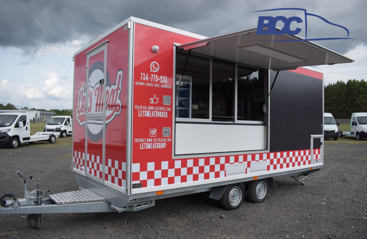BCC POLSKA - PRZYCZEPA GASTRONOMICZNA - FOOD TRUCK - CATERING TRAILER - HANDLOWA, PIZZA, BURGER, KEBAB, KURCZAK Z ROŻNA, LODY, KAWA, PĄCZKI - Vending trailer: picture 3 BCC POLSKA - PRZYCZEPA GASTRONOMICZNA - FOOD TRUCK - CATERING TRAILER - HANDLOWA, PIZZA, BURGER, KEBAB, KURCZAK Z ROŻNA, LODY, KAWA, PĄCZKI - Vending trailer: picture 3