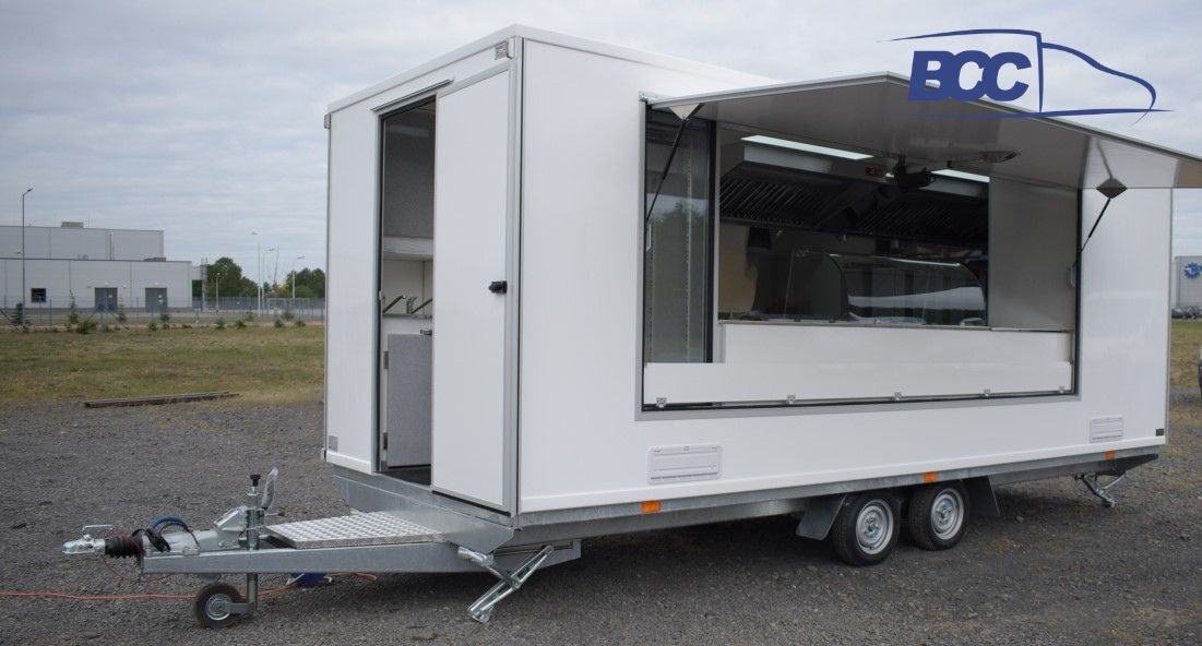 BCC POLSKA - PRZYCZEPA GASTRONOMICZNA - FOOD TRUCK - CATERING TRAILER - HANDLOWA, PIZZA, BURGER, KEBAB, KURCZAK Z ROŻNA, LODY, KAWA, PĄCZKI - Vending trailer: picture 1 BCC POLSKA - PRZYCZEPA GASTRONOMICZNA - FOOD TRUCK - CATERING TRAILER - HANDLOWA, PIZZA, BURGER, KEBAB, KURCZAK Z ROŻNA, LODY, KAWA, PĄCZKI - Vending trailer: picture 1