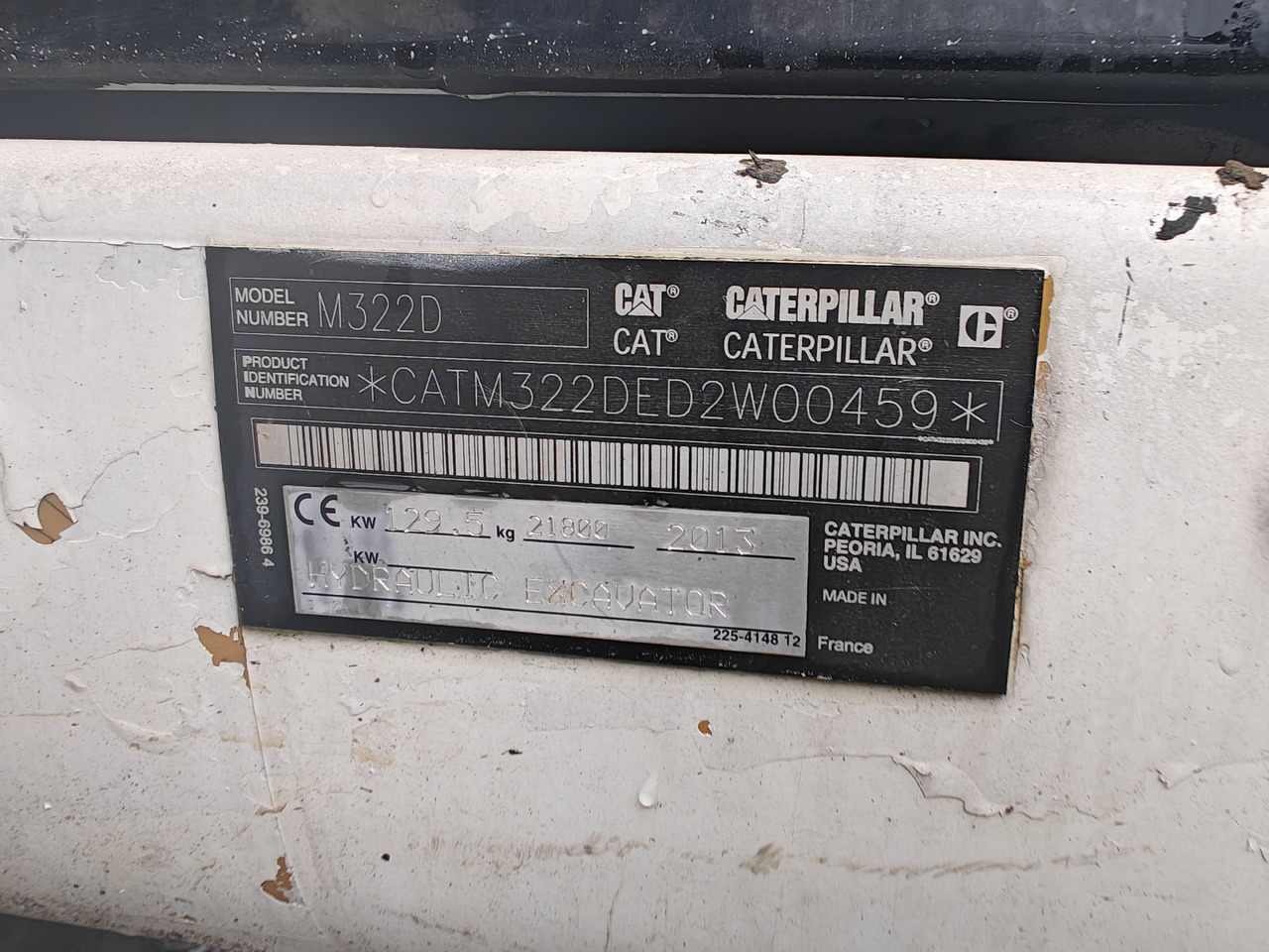 CATERPILLAR M322D - Crawler excavator: picture 2 CATERPILLAR M322D - Crawler excavator: picture 2