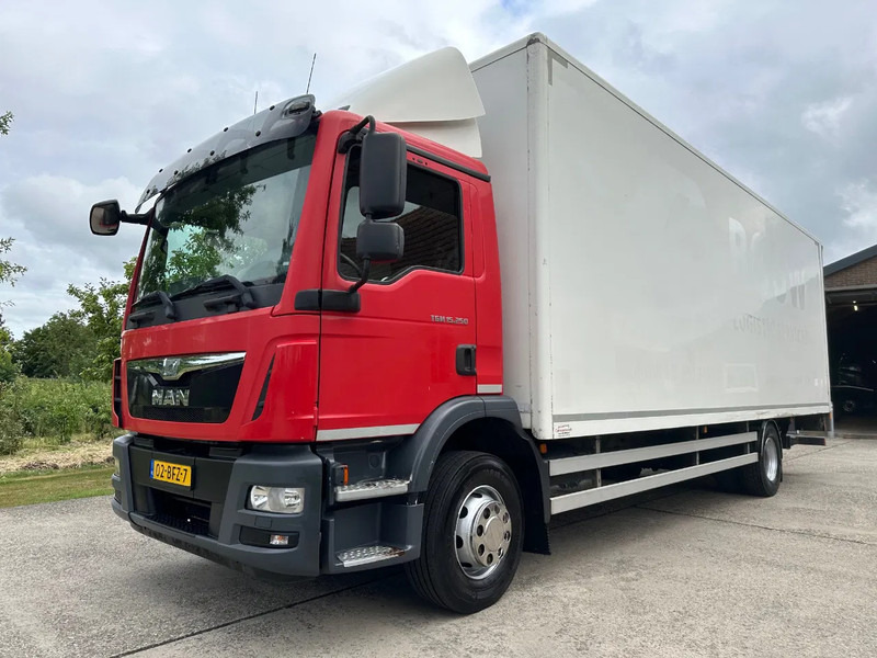 MAN TGM 15.250 / NL TRUCK / EURO 6 / NEW TYRES / NEW TACHO!! / BOX + LOADLIFT 2t - Box truck: picture 1 MAN TGM 15.250 / NL TRUCK / EURO 6 / NEW TYRES / NEW TACHO!! / BOX + LOADLIFT 2t - Box truck: picture 1