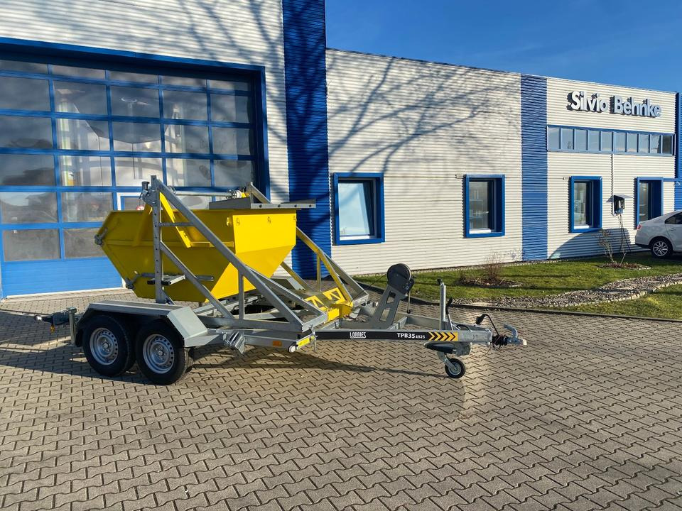 Lorries Kabelanhänger mit Baucontainer 3500KG *INKL.19% MWST*SOFORT VERFÜGBAR!* - Cable drum trailer: picture 1 Lorries Kabelanhänger mit Baucontainer 3500KG *INKL.19% MWST*SOFORT VERFÜGBAR!* - Cable drum trailer: picture 1