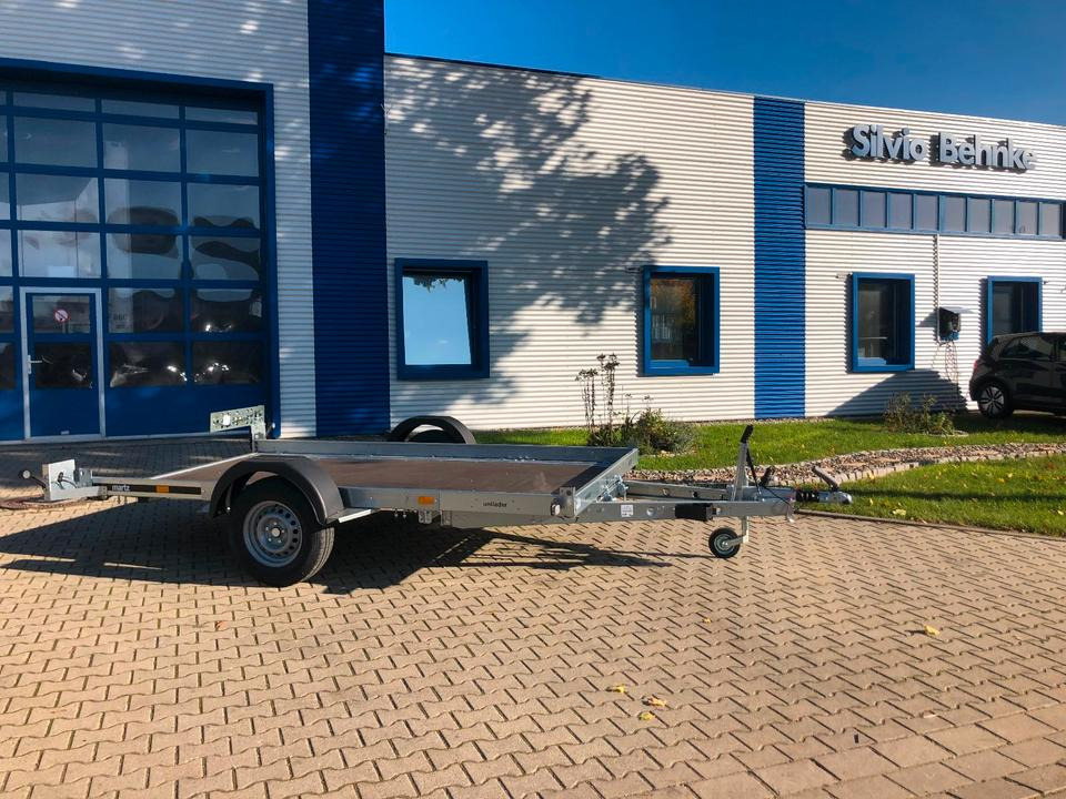 Martz Anhänger / Tieflader 1163Kg Nutzlast mit Knickdeichsel zum Kippen 3250x1850mm *INKL.19% MWST* - Motorcycle trailer: picture 2 Martz Anhänger / Tieflader 1163Kg Nutzlast mit Knickdeichsel zum Kippen 3250x1850mm *INKL.19% MWST* - Motorcycle trailer: picture 2