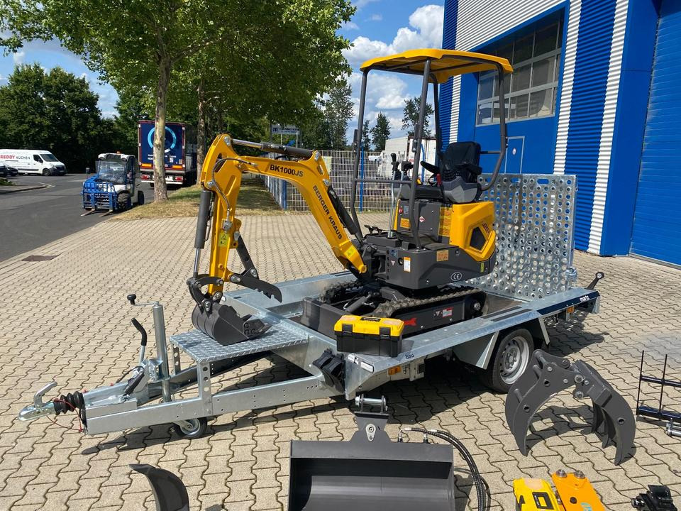 Minibagger BK1000JS + Tieflader + Zubehör *HERBSTAKTION*INKL.19% MWST*BERGER KRAUS*SOFORT!* - Mini excavator: picture 3 Minibagger BK1000JS + Tieflader + Zubehör *HERBSTAKTION*INKL.19% MWST*BERGER KRAUS*SOFORT!* - Mini excavator: picture 3