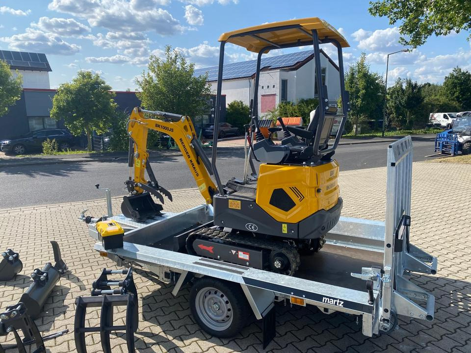 Minibagger BK1000JS + Tieflader + Zubehör *HERBSTAKTION*INKL.19% MWST*BERGER KRAUS*SOFORT!* - Mini excavator: picture 5 Minibagger BK1000JS + Tieflader + Zubehör *HERBSTAKTION*INKL.19% MWST*BERGER KRAUS*SOFORT!* - Mini excavator: picture 5