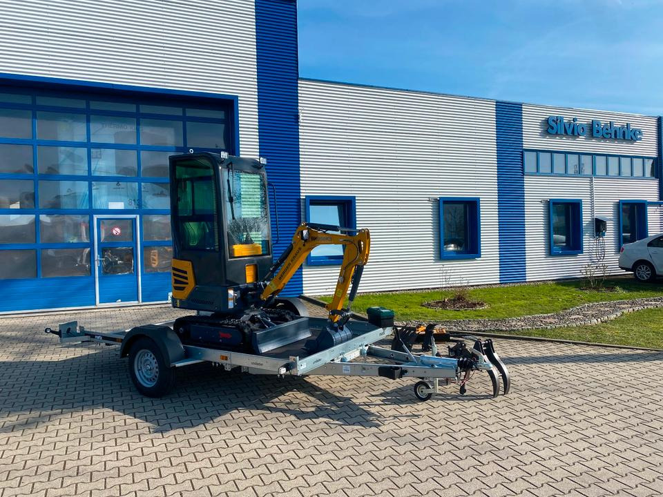 Minibagger BK950KS + Anhänger + Zubehör *INKL.19% MWST*BERGER KRAUS*KABINE*SOFORT!* - Mini excavator, Trailer: picture 4 Minibagger BK950KS + Anhänger + Zubehör *INKL.19% MWST*BERGER KRAUS*KABINE*SOFORT!* - Mini excavator, Trailer: picture 4