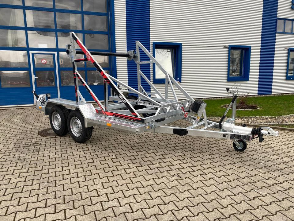 Vermietung / Kabelanhänger 2700KG / Nutzlast 2040KG / Kabeltrommel-Anhänger / Glasfaser/ 3 Tage - Cable drum trailer: picture 1 Vermietung / Kabelanhänger 2700KG / Nutzlast 2040KG / Kabeltrommel-Anhänger / Glasfaser/ 3 Tage - Cable drum trailer: picture 1