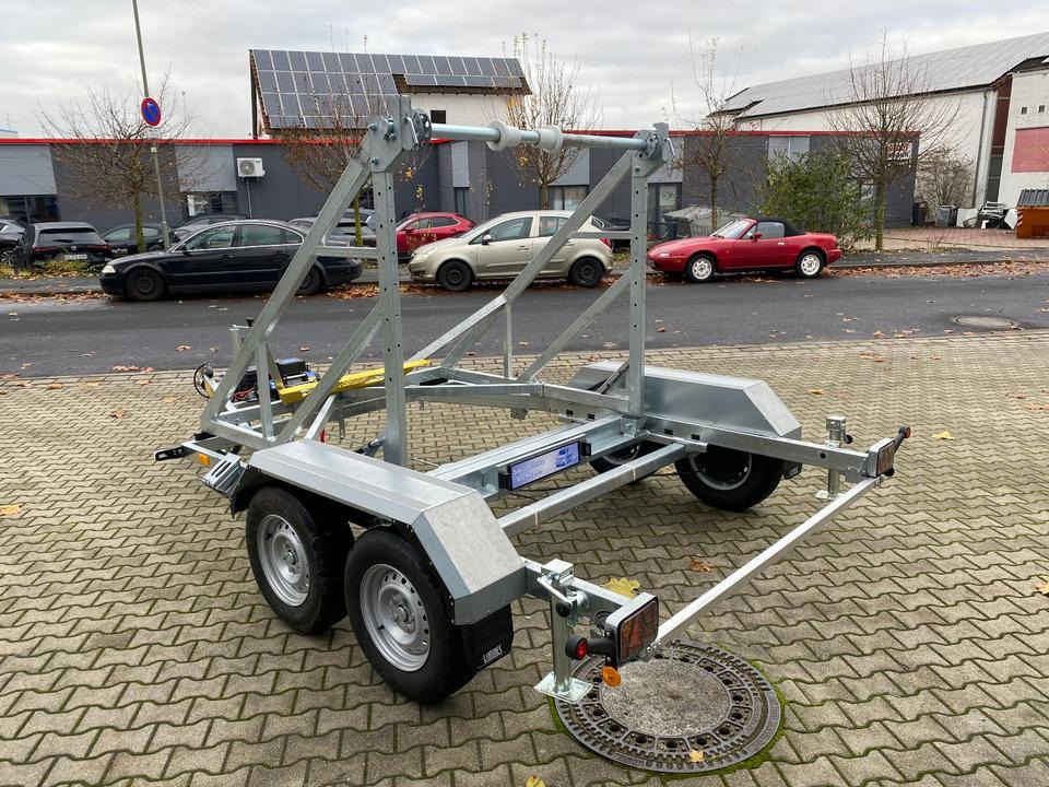 Vermietung / Kabelanhänger 3500KG E-Winde / Nutzlast 2825KG / Kabeltrommel-Anhänger / Glasfaser/ 3 Tage - Cable drum trailer: picture 5 Vermietung / Kabelanhänger 3500KG E-Winde / Nutzlast 2825KG / Kabeltrommel-Anhänger / Glasfaser/ 3 Tage - Cable drum trailer: picture 5