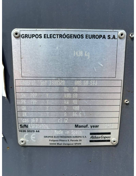 Atlas-Copco QAS 60 ST3 - Generator set: picture 5 Atlas-Copco QAS 60 ST3 - Generator set: picture 5